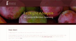 Desktop Screenshot of eatright.jbpub.com