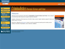 Tablet Screenshot of criminalistics.jbpub.com